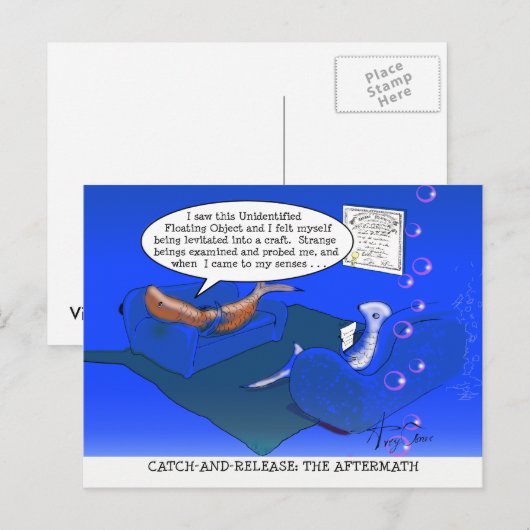 catch-and-release-Briefkaart Briefkaart (Voorkant / Achterkant)