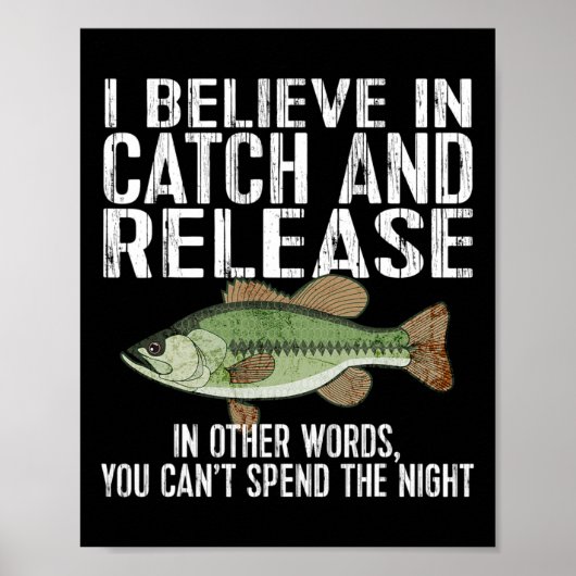 Catch and Release Funny Gevist Poster (Voorkant)