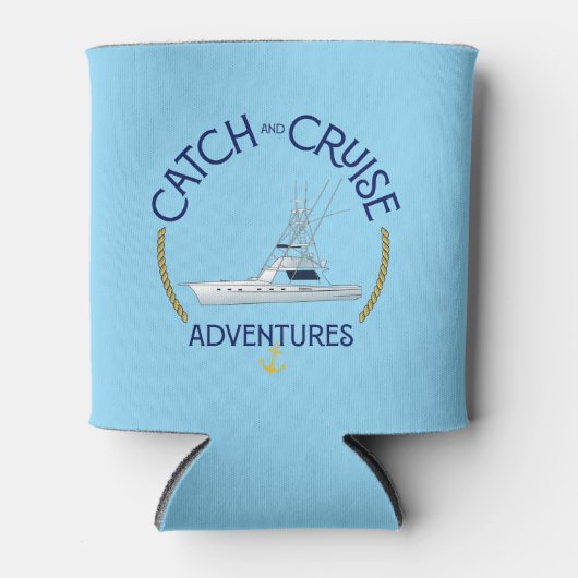 Catch & Cruise Koozie – Destin FL Vissen (Voorkant)