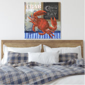 Catch de day Seafood crab Canvas (Insitu (Slaapkamer))