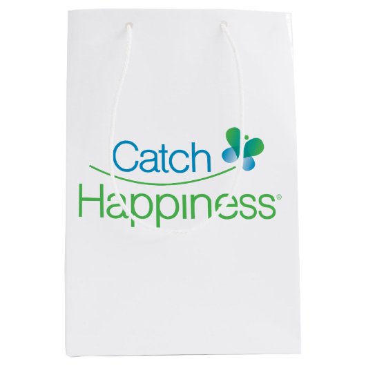 Catch Happiness® Gift Bag Medium Cadeauzakje (Voorkant)