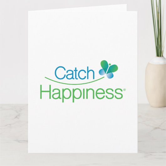 Catch Happiness® Kaart ~ Blanco Binnenkant (Voorkant)
