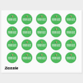 Catch Me If You Can – Ierse Uitgang St. Patrick's Ronde Sticker (Vel)
