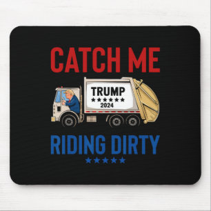 Catch Me Rijden Vuile Garbyge Stem Trump Truck Tru Muismat