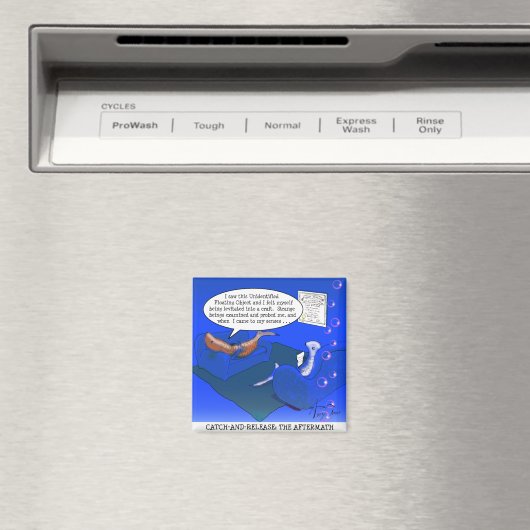 catch-release-Cartoon Magneet (Insitu (Vaatwasser))