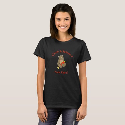 Catch Release Yeah Right T-shirt (Voorkant volledig)