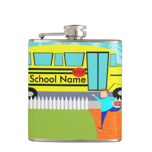  "Catch School Bus"-fles Heupfles