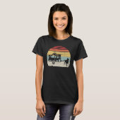 Catch Some Rays Retro  Dog Aliner A-lijst T T-shirt (Voorkant volledig)