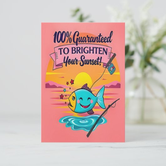 Catch the Fun Kaart (Staand voorkant)