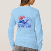 Catch You On The Next Wave Front & Back LongSleeve T-shirt (Achterkant)