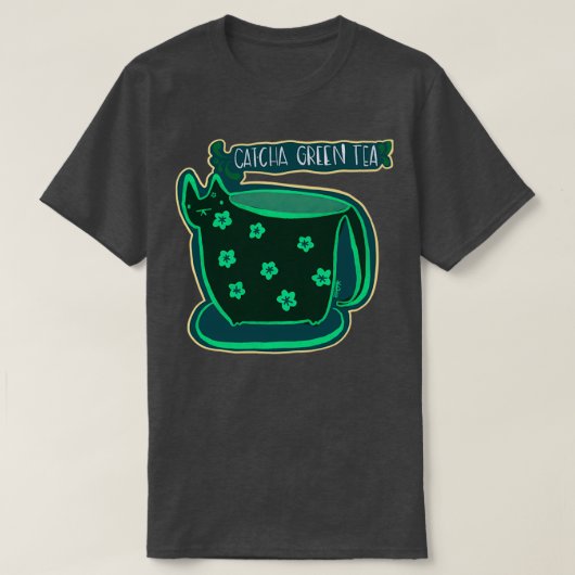 Catcha Green Tea T-shirt (Design voorkant)