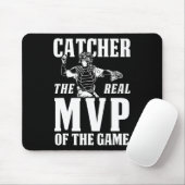 Catcher De Echte MVP Van Het Spelgeschenk Muismat (Met muis)