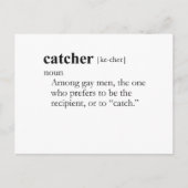 CATCHER (definitie) Briefkaart (Voorkant)