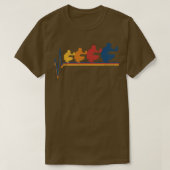 Catcher honkbalspeler t-shirt (Design voorkant)