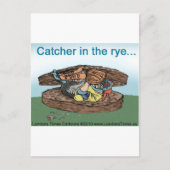 Catcher in Rye Bread Funny T - shirts Mokken Kaart (Voorkant)