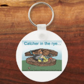 Catcher in Rye Bread Funny T - shirts Mokken Kaart Sleutelhanger (Voorkant)