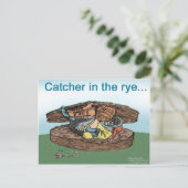 Catcher in T - shirts met jonge Kaarten Mokken, en (Staand voorkant)