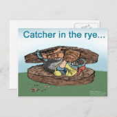 Catcher in T - shirts met jonge Kaarten Mokken, en (Voorkant / Achterkant)