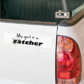 Catcher (Meisje) Bumpersticker (Op Truck)