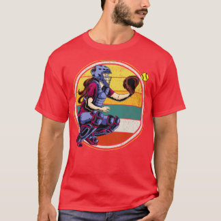 Catcher Softball Player  4 T-shirt