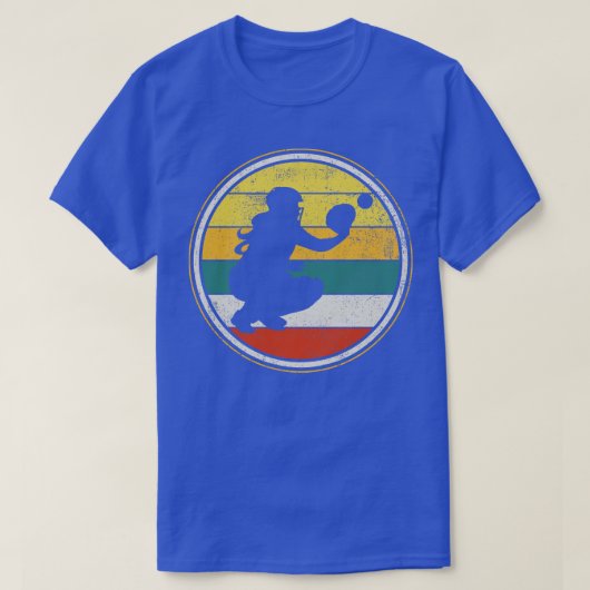 Catcher Softball Player 5 T-shirt (Design voorkant)