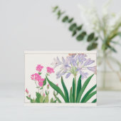 Catchfly, Afrikaanse lelie van Tanigami Konan Briefkaart (Staand voorkant)