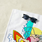 Catching A Wave and Boppin' Met Beth strandlaken (In situ)