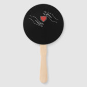 Catching Heart Handwaaier (Achterkant)