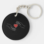 Catching Heart Sleutelhanger (Achterkant)