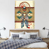 Catching Spirit Native American Canvas Afdruk (Insitu (Slaapkamer))