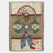 Catching Spirit Native American Deken (Voorkant Verticaal)