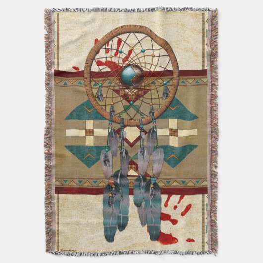 Catching Spirit Native American Deken (Voorkant Verticaal)