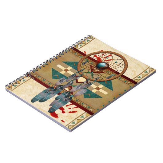 Catching Spirit Native American Notitieboek (Linkerzijde)