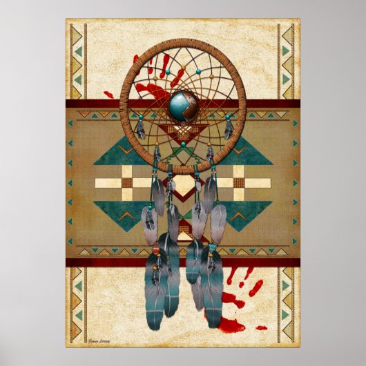 Catching Spirit Native American Poster (Voorkant)