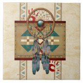 Catching Spirit Native American Tegeltje (Voorkant)