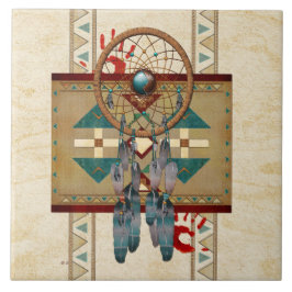 Catching Spirit Native American Tegeltje