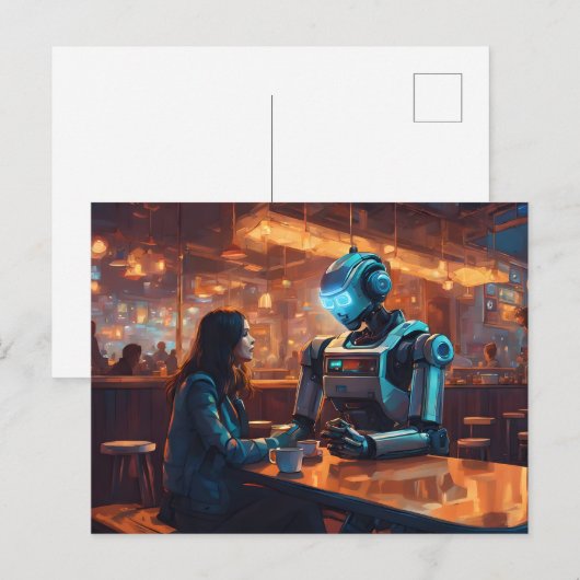 Catching Up with an Old Friend Briefkaart (Voorkant / Achterkant)