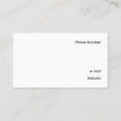 Catchy Black en White Geometric Visitekaartje (Achterkant)