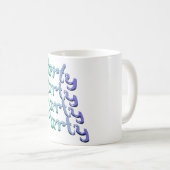 Catchy feest en koffie ochtend koffiemok (Voorkant rechts)