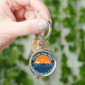 Catchy Mountain thema Hiking Sleutelhanger (Hand)