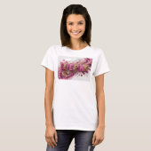 Catchy Pink LIVE PINK Statement T-shirt (Voorkant volledig)