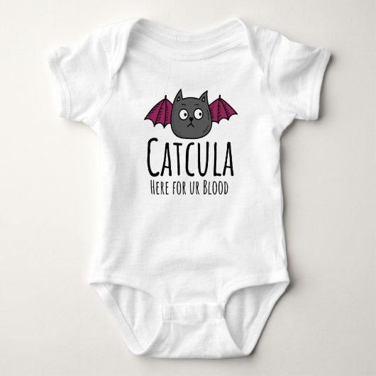 Catcula hier voor UR Parody Cat Halloween Romper (Voorkant)