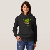 Catcus Cute Cat And Cactus Mexican Cactus Cinco De Hoodie (Voorkant volledig)