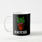 Catcus Funny Cactus Cat Cute Pet Kitten Koffiemok (Links)