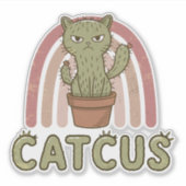 Catcus Sticker (Voorkant)