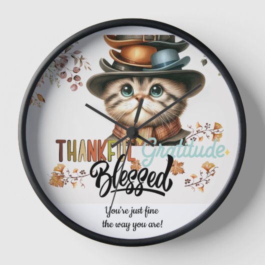 Cate Lover Wall Art Clock (Voorkant)