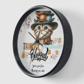 Cate Lover Wall Art Clock (Hoek)