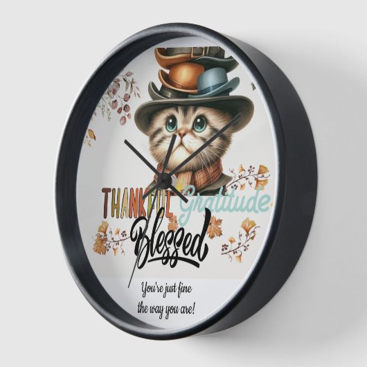 Cate Lover Wall Art Clock (Hoek)