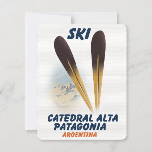 Catedral Alta Patagonia, Argentinië ski-poster