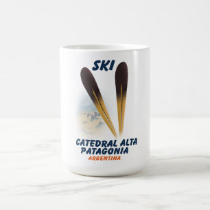 Catedral Alta Patagonia, Argentinië ski poster Koffiemok